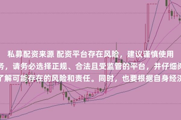 私募配资来源 配资平台存在风险，建议谨慎使用。如果确实需要此类服务，请务必选择正规、合法且受监管的平台，并仔细阅读相关条款和合同，了解可能存在的风险和责任。同时，也要根据自身经济状况和风险偏好进行合理投资，不要盲目跟风或者轻信他人的投资建议。请记住，保护自己的资产和资金安全是最重要的。因此，我无法提供关于“最新配资平台导航”的标题创作。